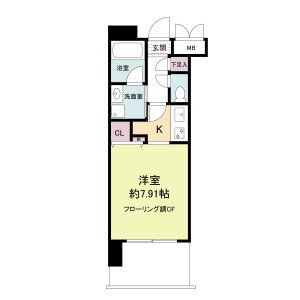 グランシス江坂の物件間取画像