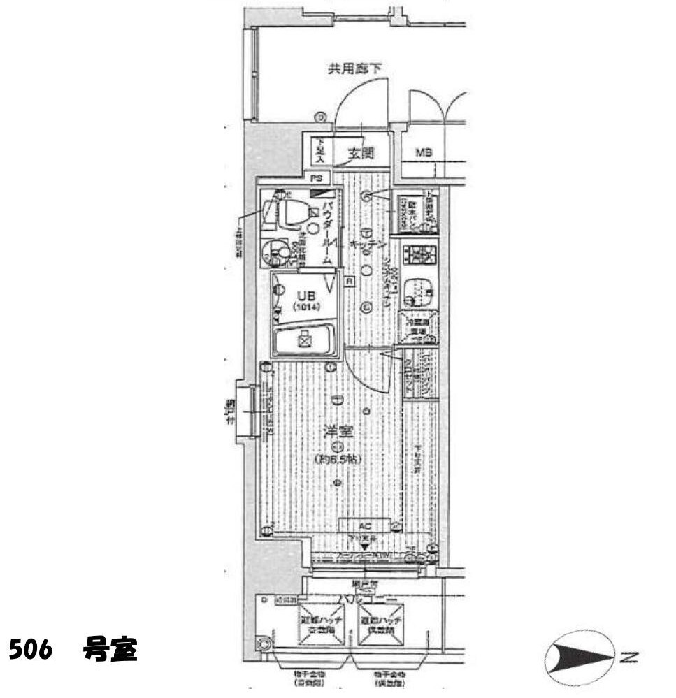 エスリード江坂江の木町の物件間取画像