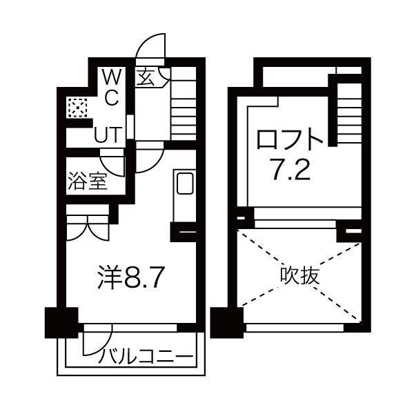 エスリード大阪シティーウエストの物件間取画像