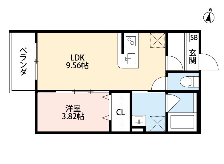 LA SOIEの物件間取画像