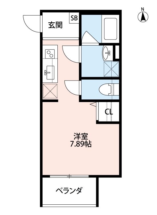 ASSO 鴻池の物件間取画像