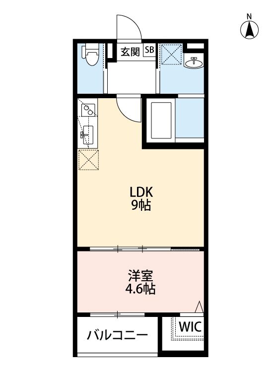 CRASTINE北巽の物件間取画像