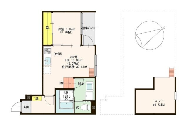 グランバレーの物件間取画像
