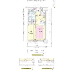 プレサンス大阪福島シエルの物件間取画像