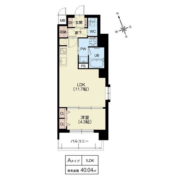 LA GRACE FUKUSHIMAIIの物件間取画像