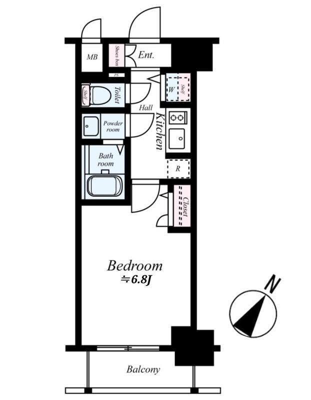 アクアプレイス福島EYEの物件間取画像