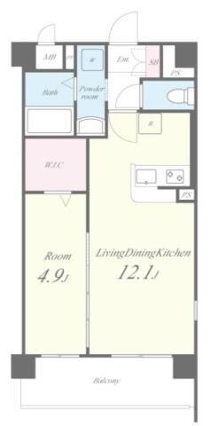 パルクレールの物件間取画像