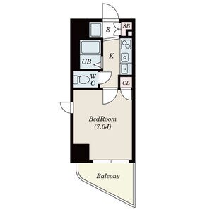 アスティナ天神橋の物件間取画像