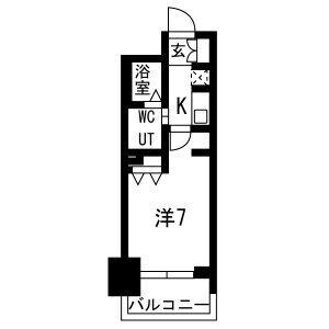 エステムコート新大阪Ⅹザ・ゲートの物件間取画像