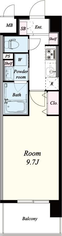 ラルシェパルク新大阪の物件間取画像
