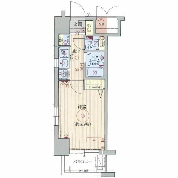 エステムコート梅田・天神橋リバーフロントの物件間取画像