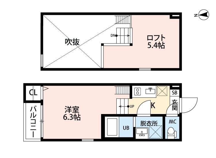 IMPERIAL RESIDENCE 八王寺の物件間取画像