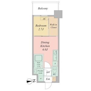セレニテ新大阪エクラの物件間取画像