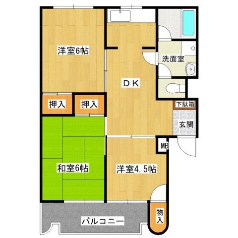 ビスタ相川の物件間取画像