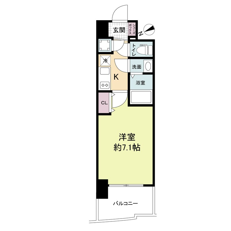 セレニテ京橋クレアの物件間取画像
