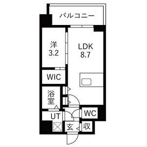 エスリードレジデンス梅田クラスシティの物件間取画像
