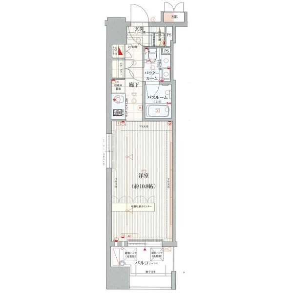 デュオン新大阪レジデンスの物件間取画像