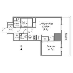 TOPAZ江坂の物件間取画像