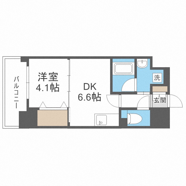 アザレア梅田の物件間取画像