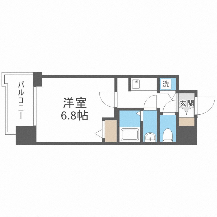 S-RESIDENCE天満Gracisの物件間取画像