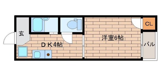 アピア幸和の物件間取画像