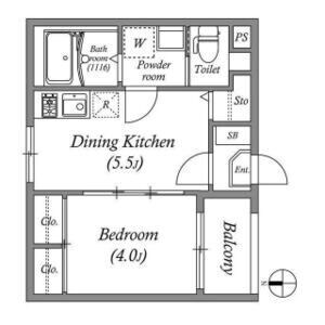 ロイヤルオーク小路の物件間取画像