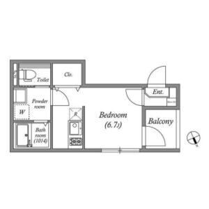 ハーモニーテラス姫島Ⅴの物件間取画像
