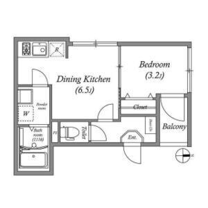 ハーモニーテラス庄内幸町の物件間取画像