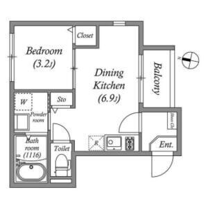 アルタイ石橋阪大前の物件間取画像