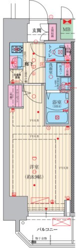 ファーストフィオーレ北大阪リアンの物件間取画像