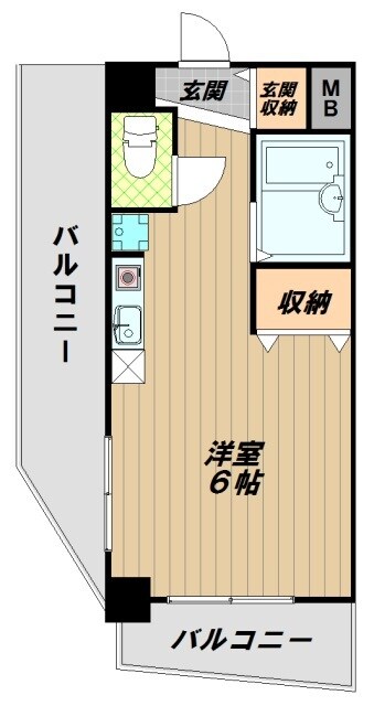サンエキューズ2の物件間取画像
