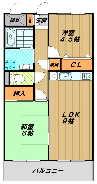 エトワール西神戸の物件間取画像