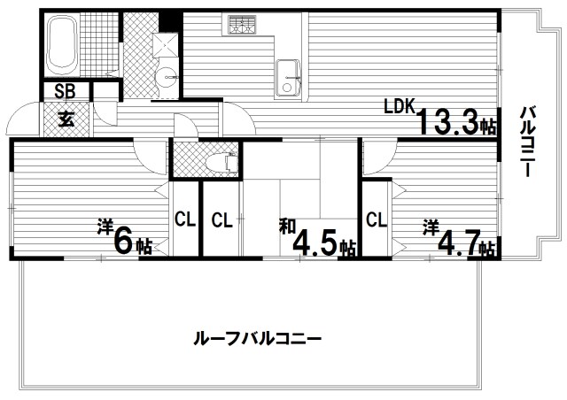 サンワプラザ須磨山の手の物件間取画像