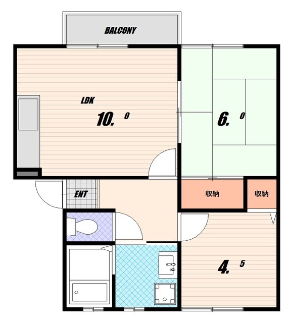 コニー行幸の物件間取画像