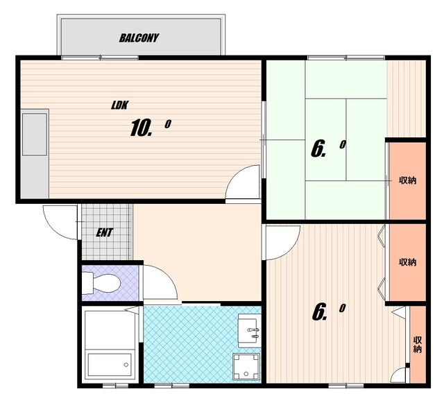 コニー行幸の物件間取画像