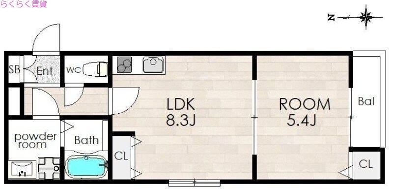 曽根駅 徒歩13分 3階の物件間取画像