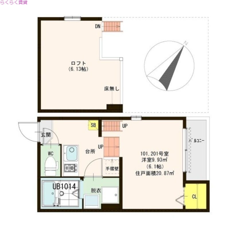 吹田駅 徒歩9分 2階の物件間取画像