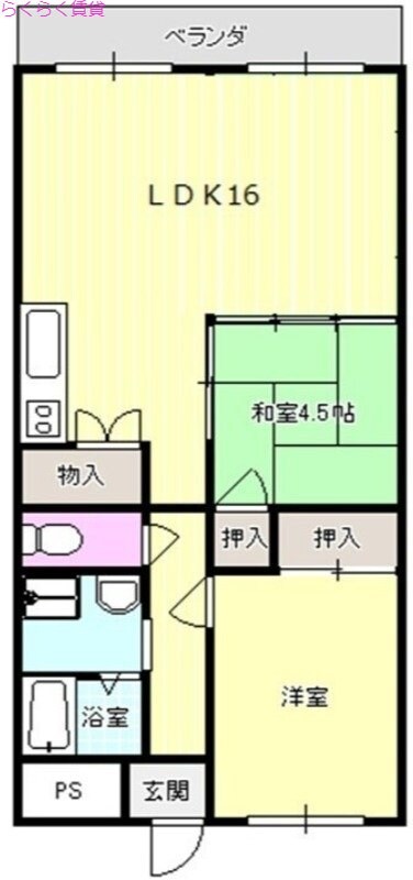 門真市駅 徒歩5分 1階の物件間取画像