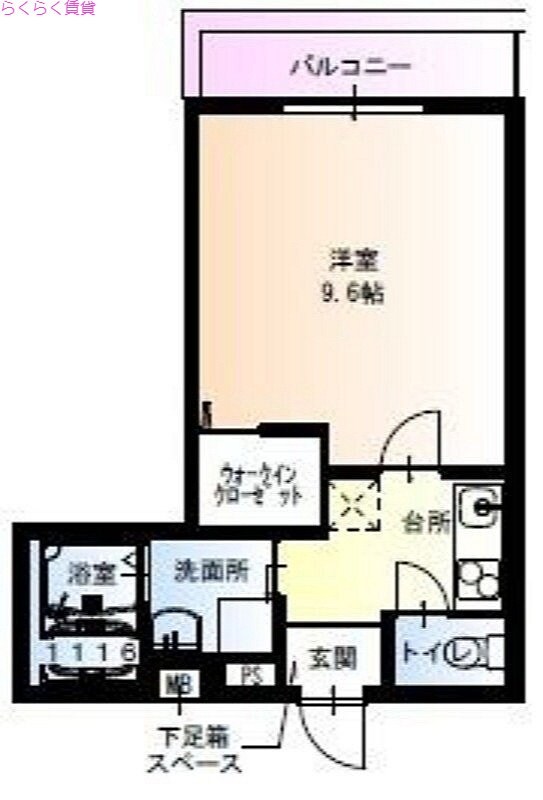 千林駅 徒歩7分 1階の物件間取画像
