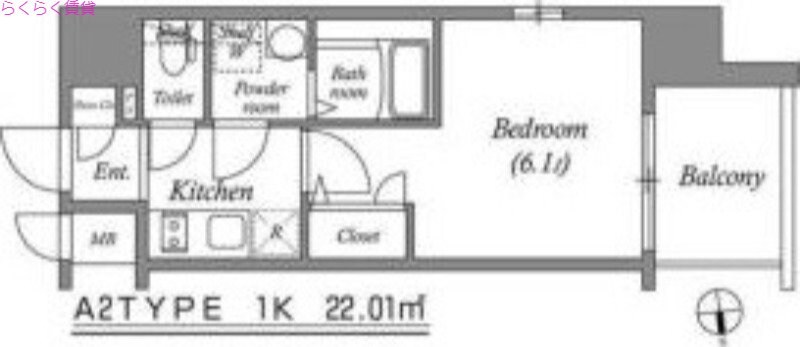 桜ノ宮駅 徒歩7分 11階の物件間取画像