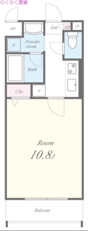 ルミナス都の物件間取画像