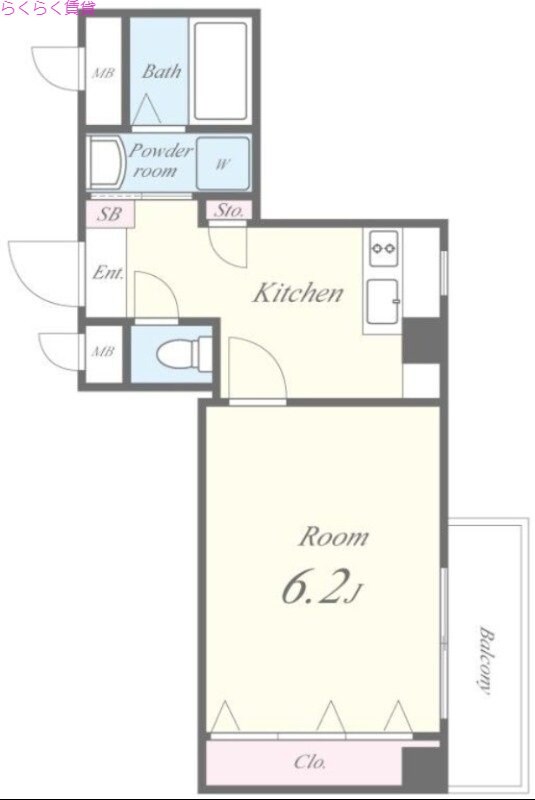 西九条駅 徒歩12分 4階の物件間取画像