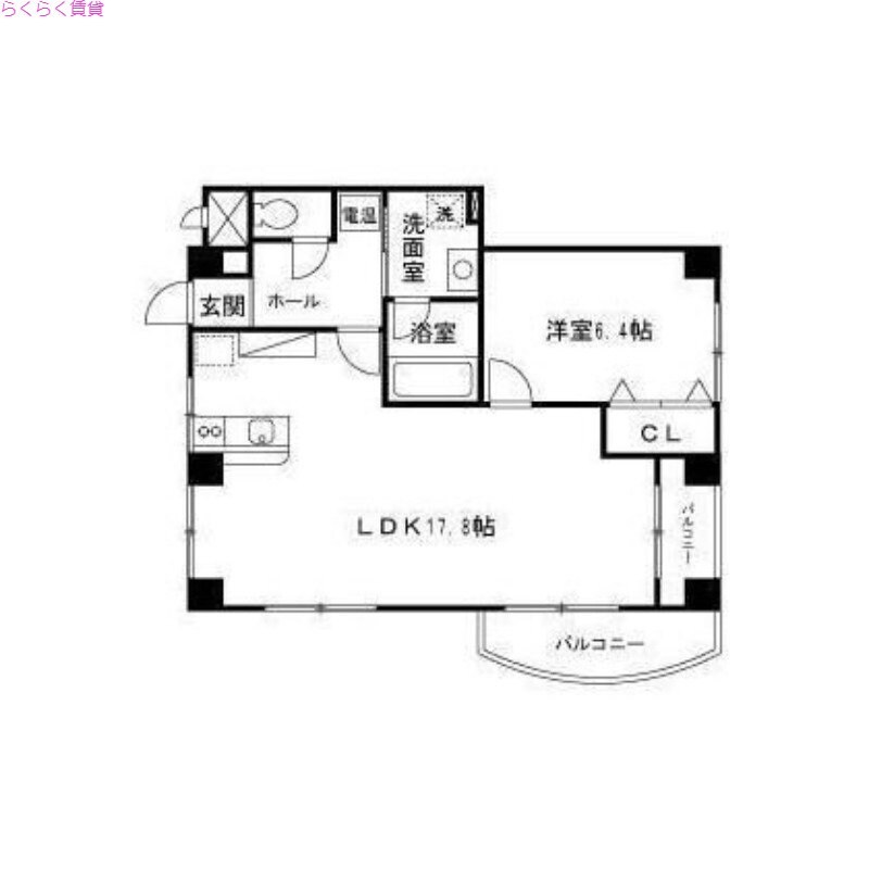 香里園駅 徒歩3分 4階の物件間取画像