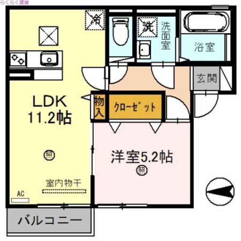 ドミール本町の物件間取画像
