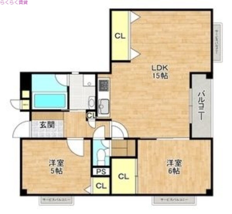 楠葉並木レジデンススクエアの物件間取画像