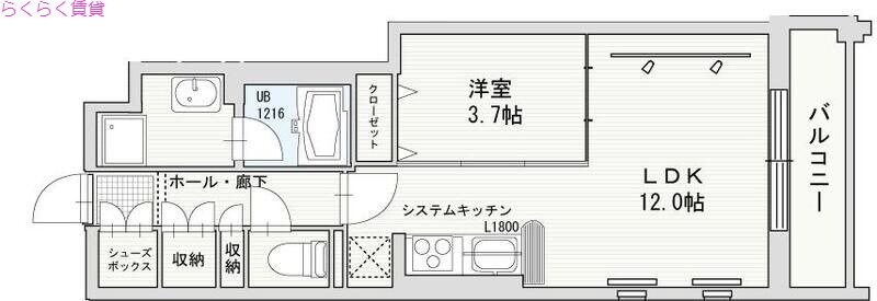天王寺駅 徒歩2分 1階の物件間取画像