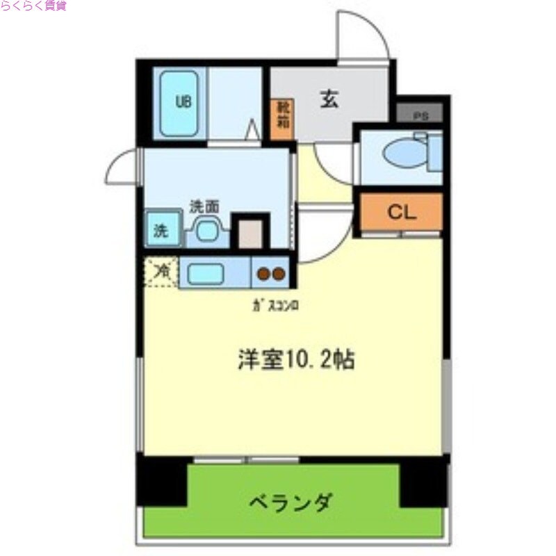 三国駅 徒歩10分 5階の物件間取画像