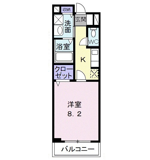 コージーコートの物件間取画像