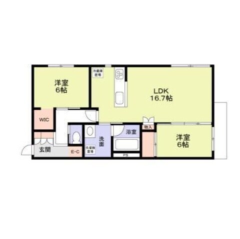 グランフォレスト千代田の物件間取画像