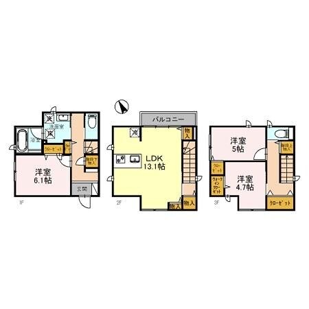 カンフリエ　ブーケの物件間取画像